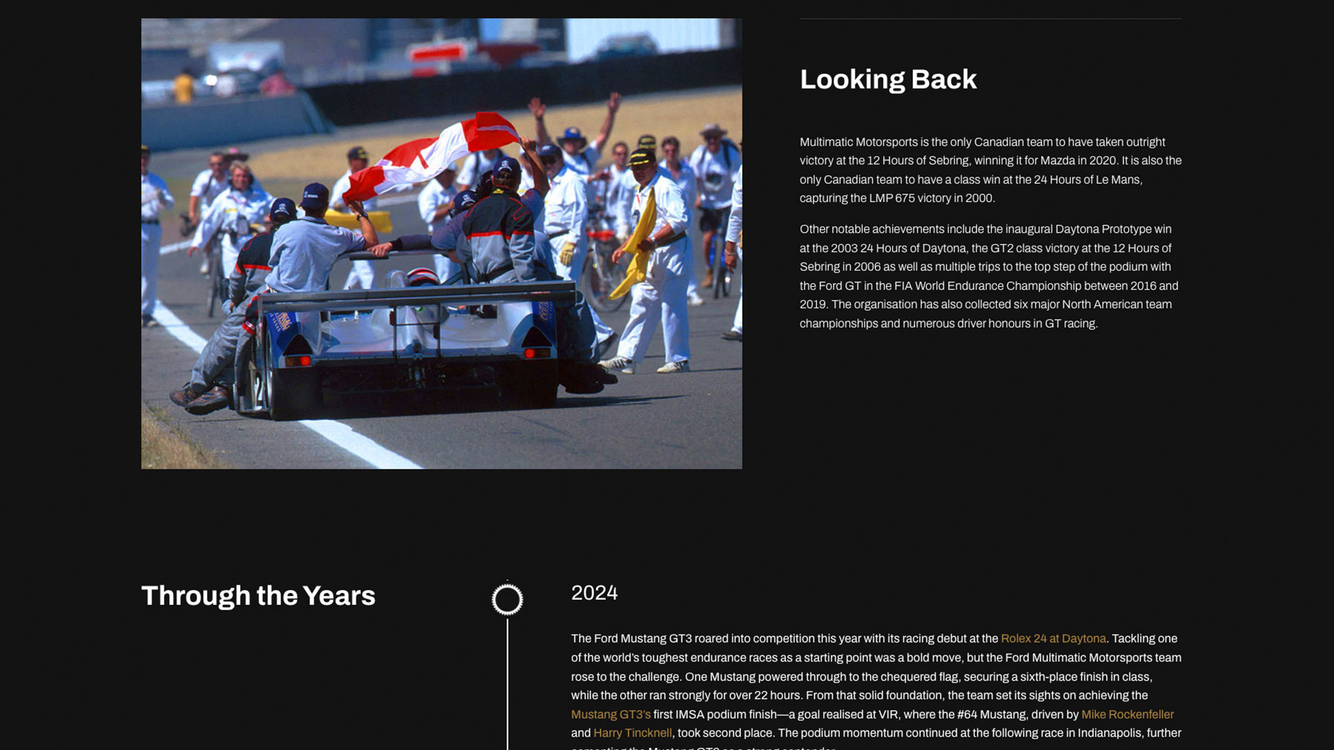 Ignition -Multimatic website - about